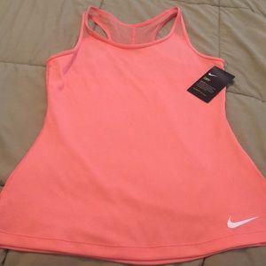 Coral pink Nike tank